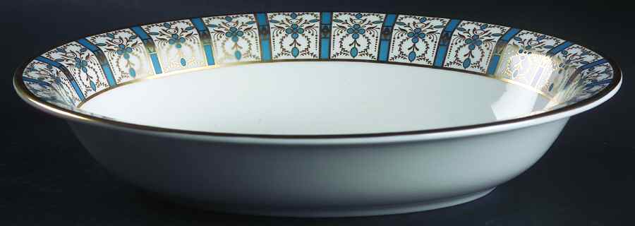 Basilica 10" Oval Vegetable Bowl by Minton-1