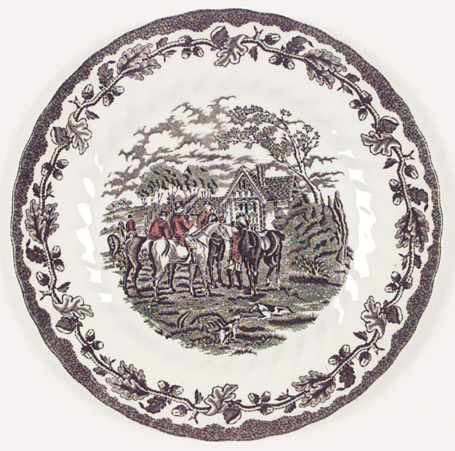 Country Life Brown Multicolor Dinner Plate by Myott Staffordshire-1