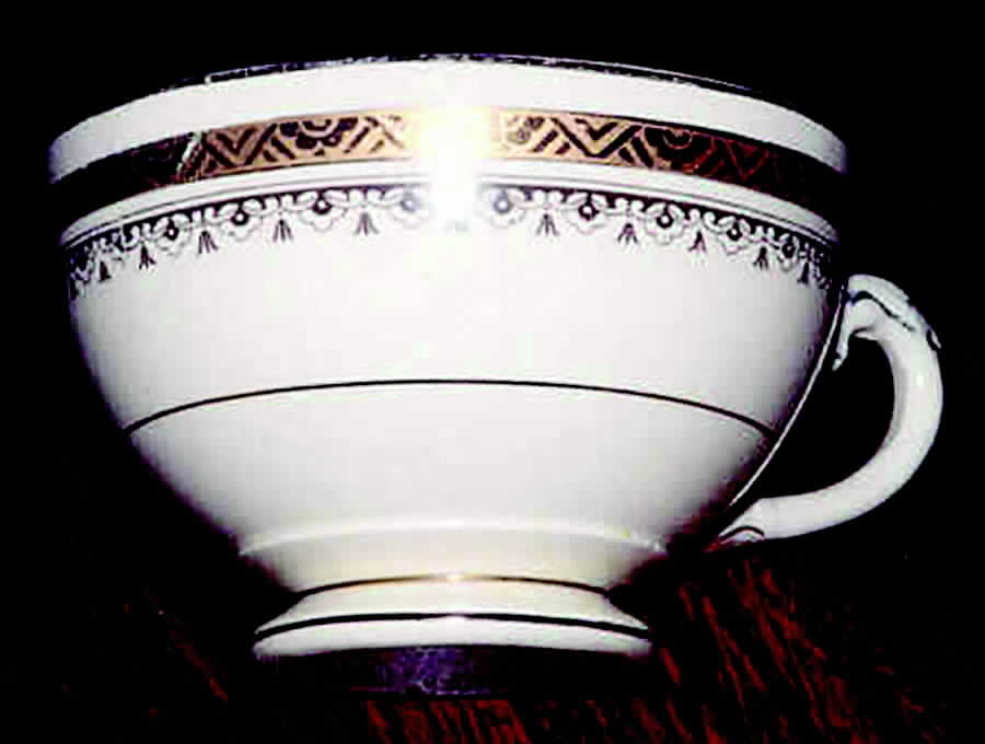 The Crowning Cream Footed Cup by Myott Staffordshire-1