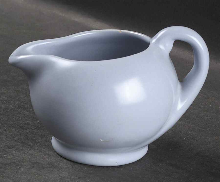 200 Powder Blue (Satin, Rim) Creamer by Metlox - Poppytrail - Vernon-1