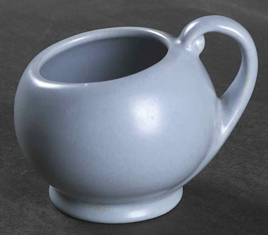 200 Powder Blue (Satin, Rim) Open Sugar Bowl by Metlox - Poppytrail - Vernon-1