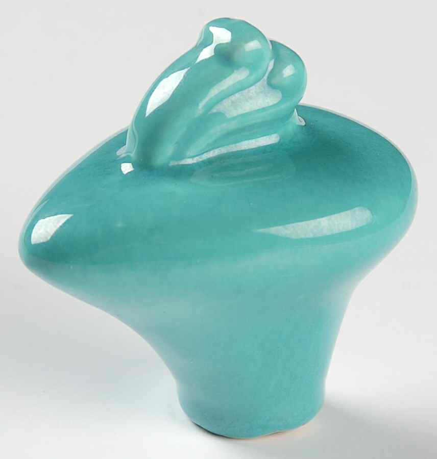 200 Sea Green (Glossy, Rim) Lid for Metal Or Wood Handle Carafe by Metlox - Poppytrail - Vernon-1