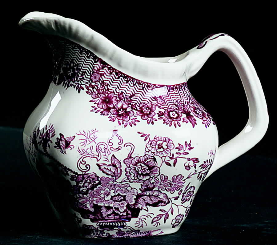 Ascot Mulberry Creamer by Mason's-1