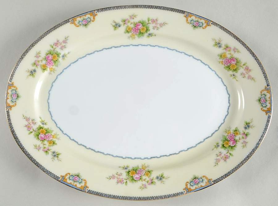 MEI768 14" Oval Serving Platter by Meito-1