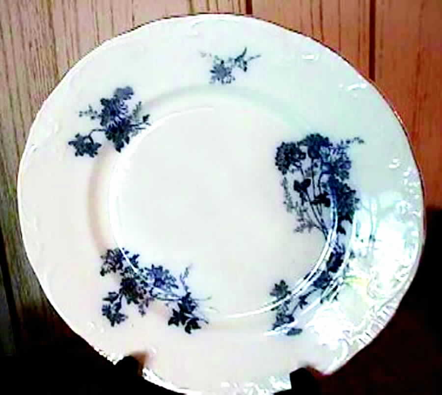 Clifton Blue Dinner Plate by Alfred Meakin-1