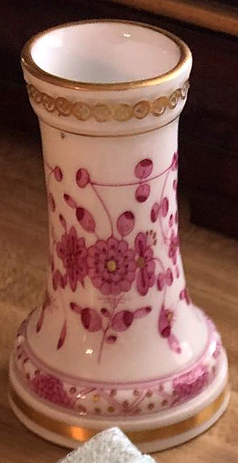 383480 3" Candlestick by Meissen (Germany)-1