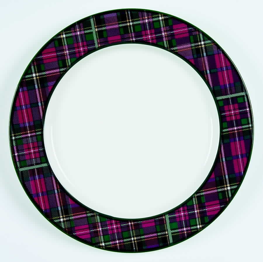O'Tannenbaum Plaid Dinner Plate by Macy's (China)-1