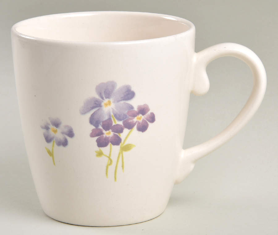 Forget Me Not Border Mug by Martha Stewart-1