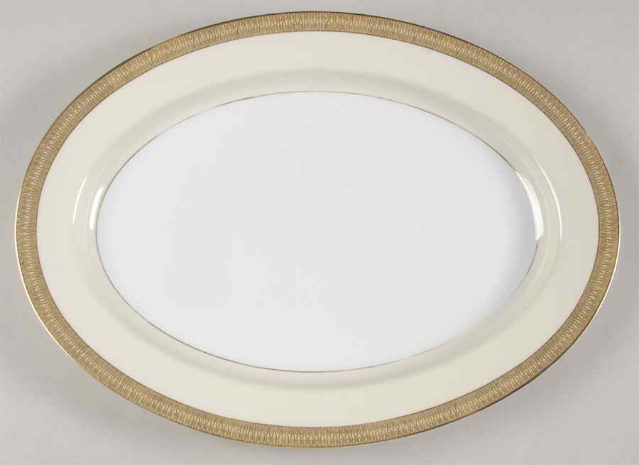 Royalty 16" Oval Serving Platter by Mikado-1