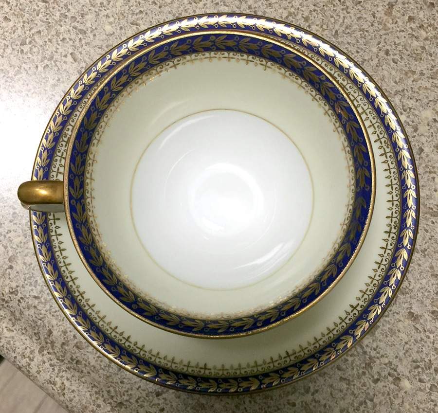 MEI784 Flat Cup & Saucer Set by Meito-1