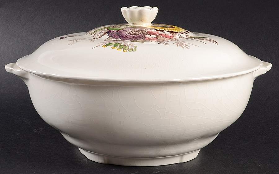C4867 Round Covered Vegetable by Mason's-1