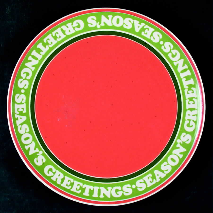 Season's Greetings Chop Plate (Round Platter) by Mikasa-1