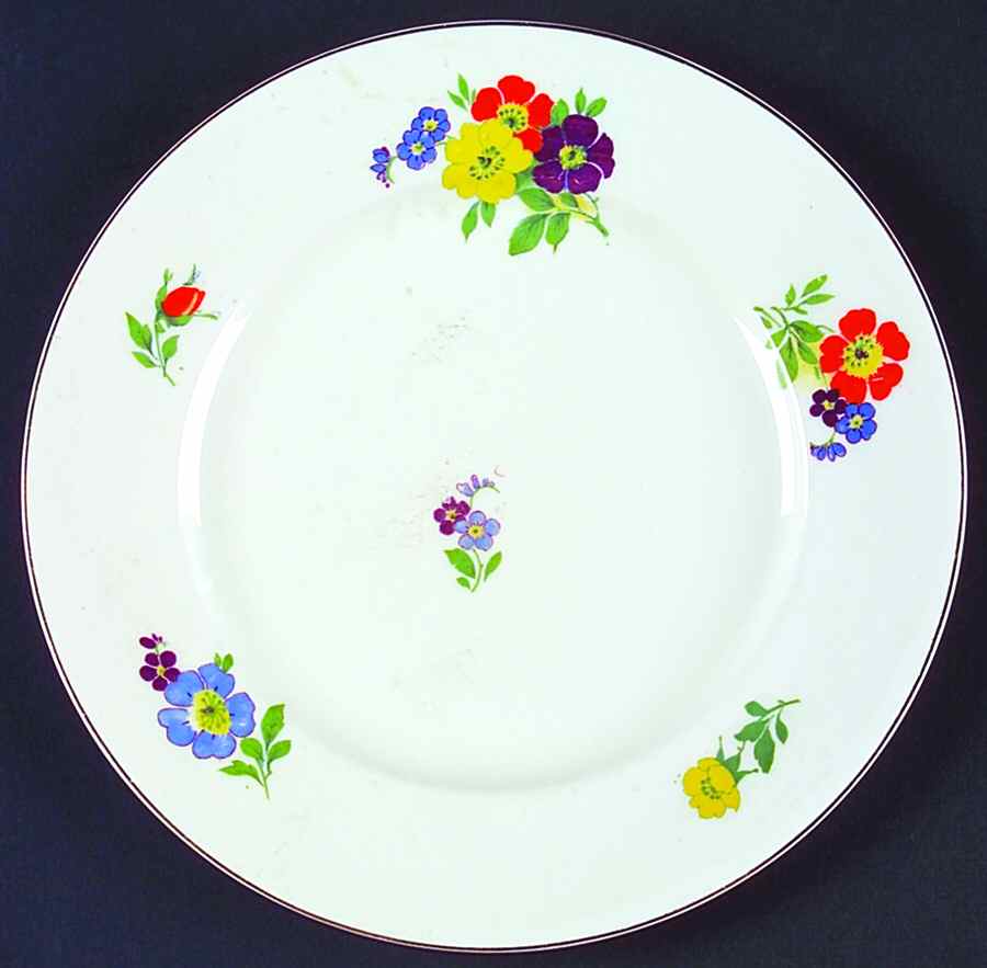 Freda (Smooth) Salad Plate by Alfred Meakin-1