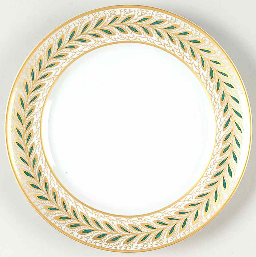 Emerald Vine Salad/Dessert Plate by Mottahedeh-1