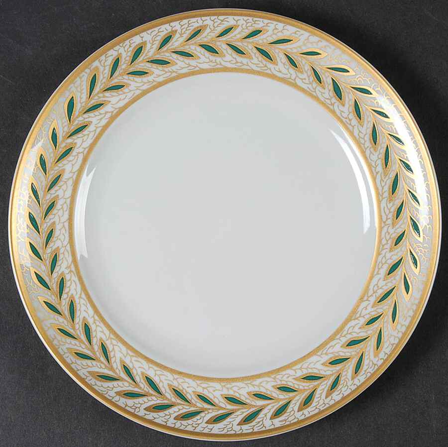Emerald Vine Bread & Butter Plate by Mottahedeh-1