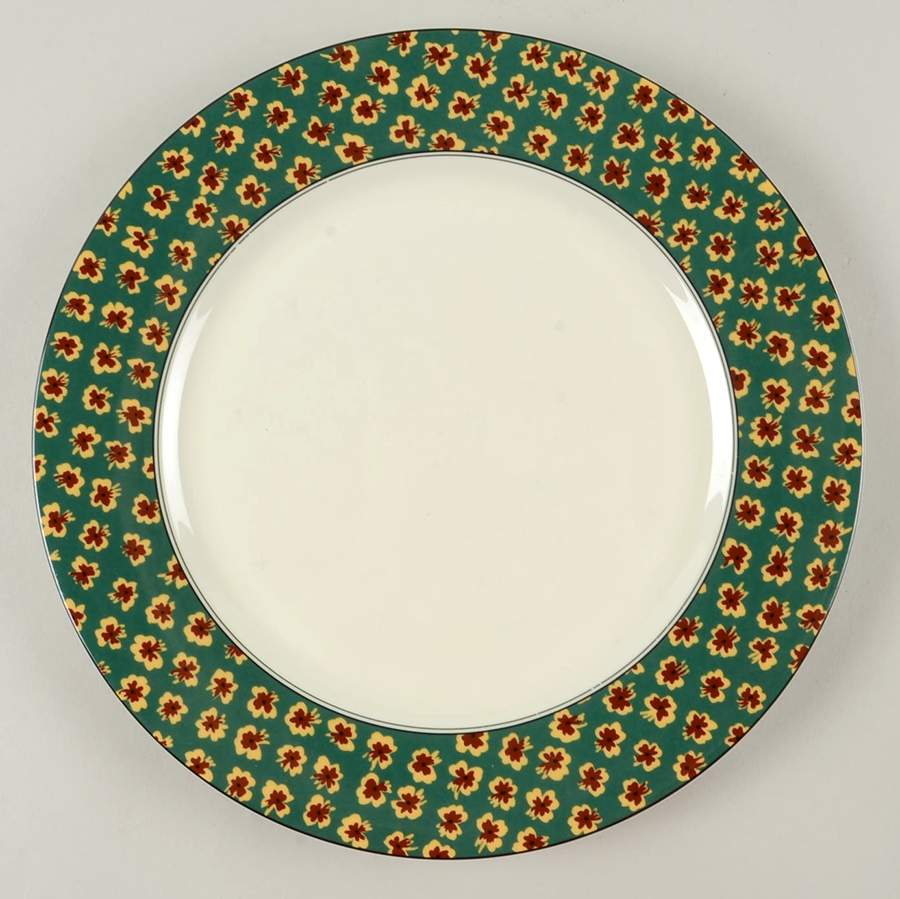 Fleurette Green Dinner Plate by Mikasa-1