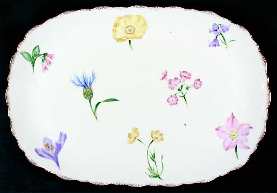 French Garden 14" Oval Serving Platter by Mikasa-1