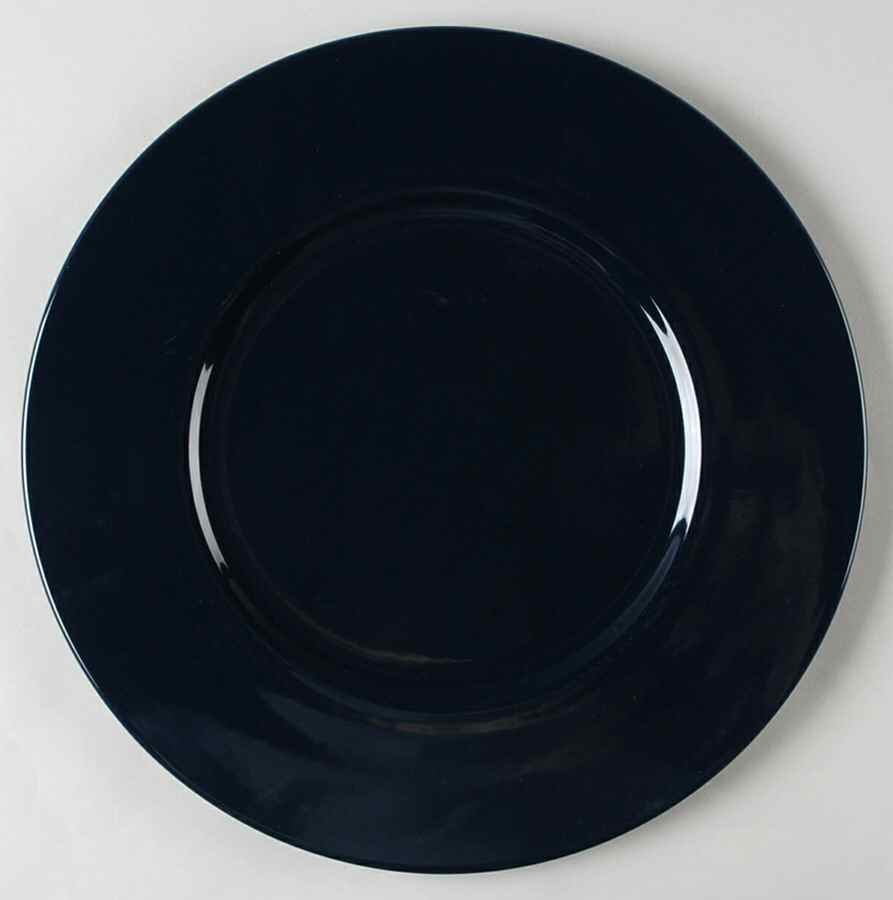 Color Spectrum Navy Blue Service Plate (Charger) by Mikasa-1