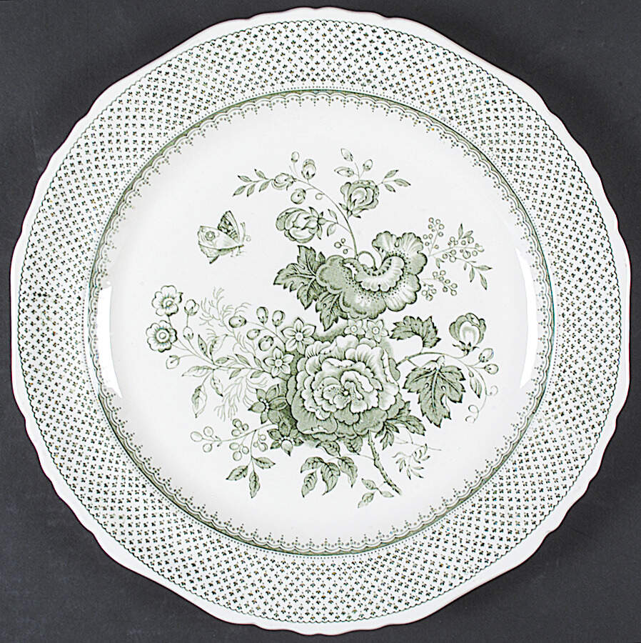 Paynsley Green 14" Chop Plate (Round Platter) by Mason's-1