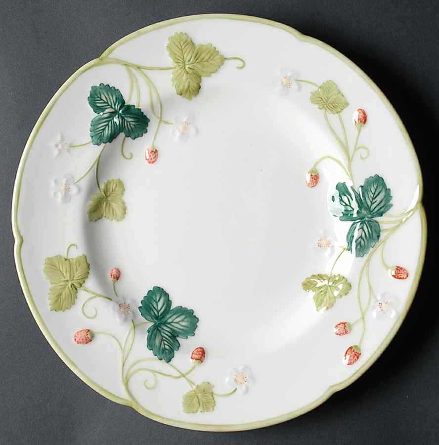 Victoria Strawberry Handpainted Dinner Plate by Minton-1
