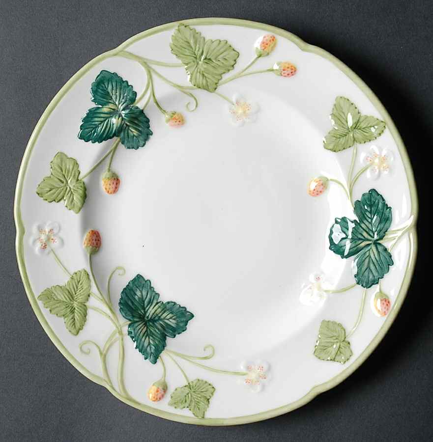 Victoria Strawberry Handpainted Salad Plate by Minton-1