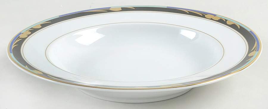 Tulip Chateau Large Rim Soup Bowl by Mikasa-1