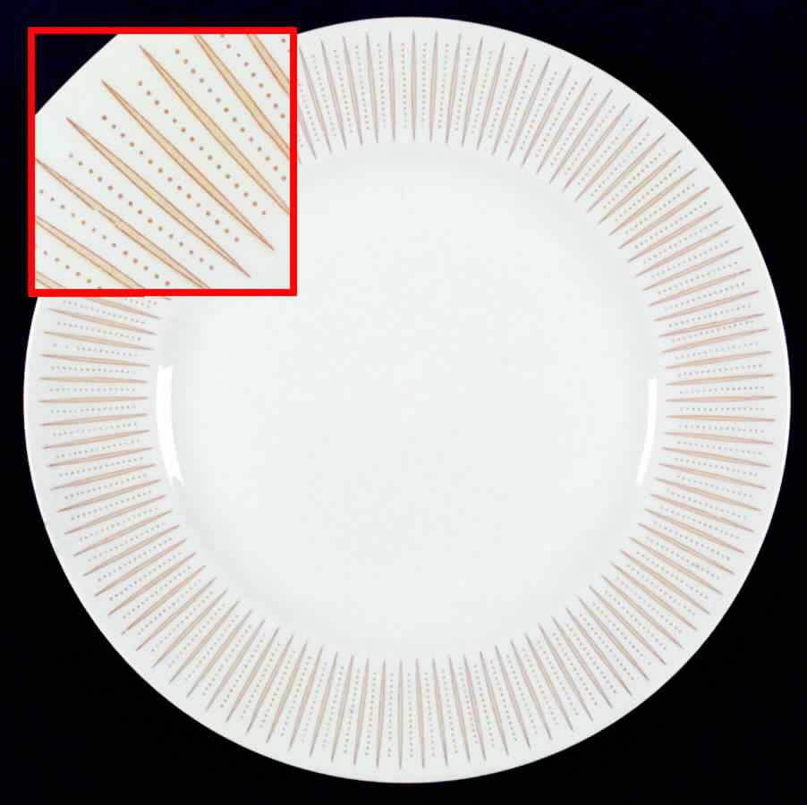 Encore Dinner Plate by Meito-1