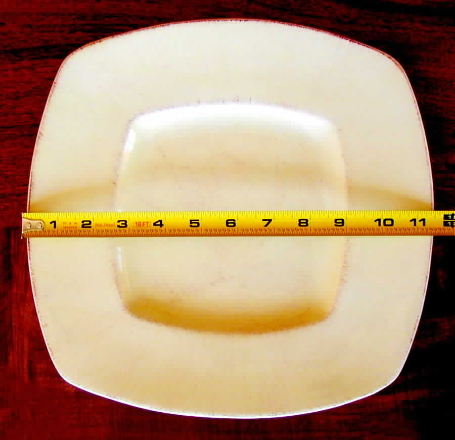 Asia Linen Dinner Plate by Mariposa-1