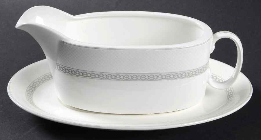 Verona Gravy Boat & Underplate by Mikasa-1