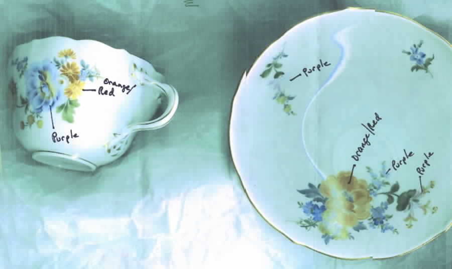 MSS86 Flat Cup & Saucer Set by Meissen (Germany)-1