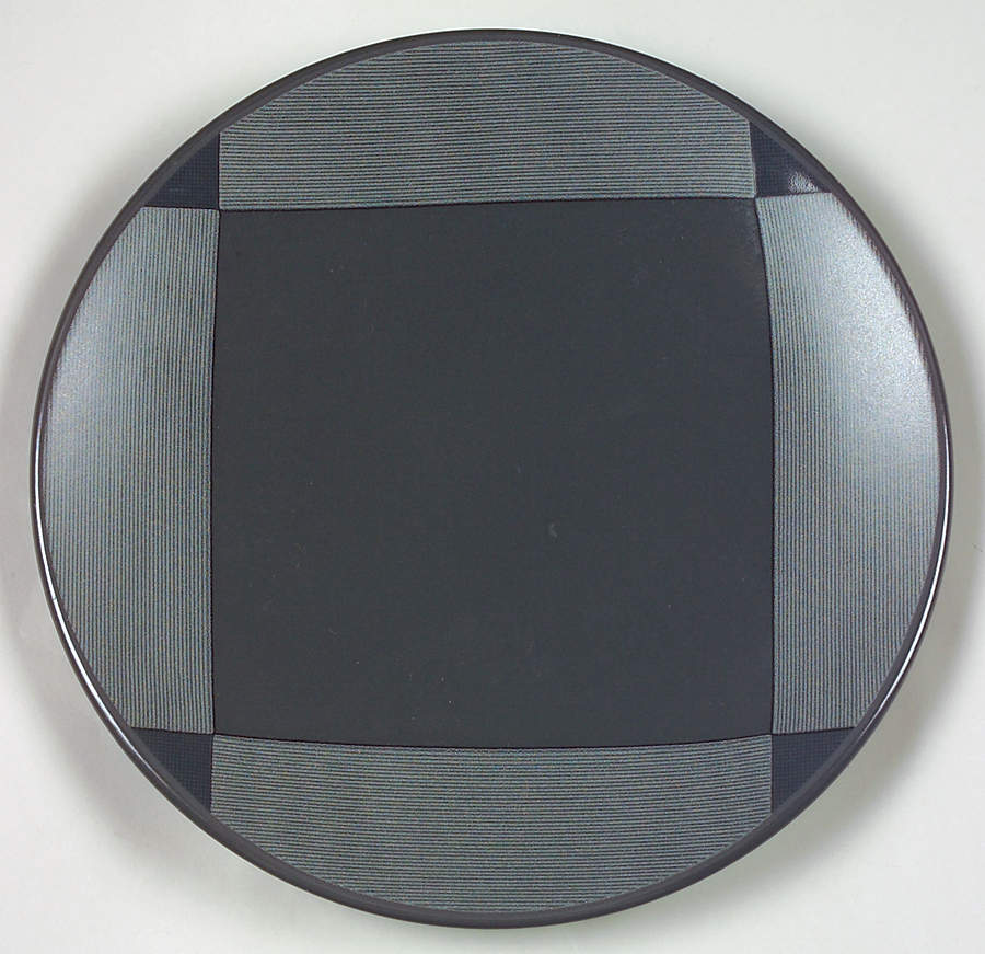 Checkmate Charcoal Salad Plate by Mikasa-1