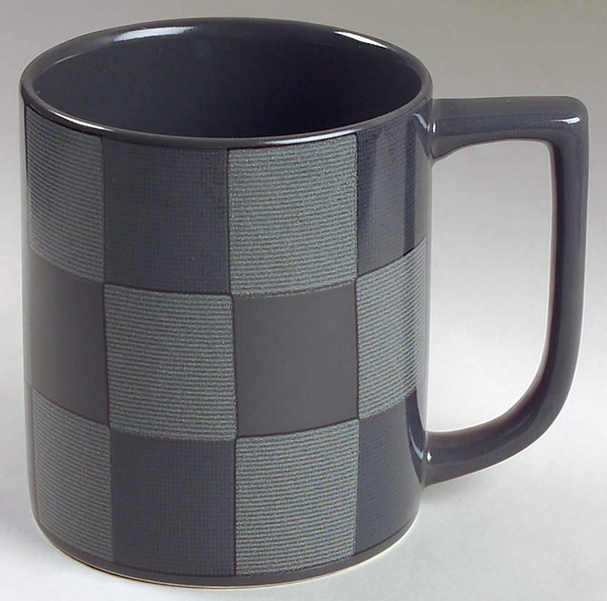 Checkmate Charcoal Mug by Mikasa-1