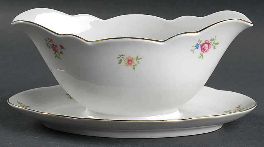 MIT136 Gravy Boat with Attached Underplate by Mitterteich-1