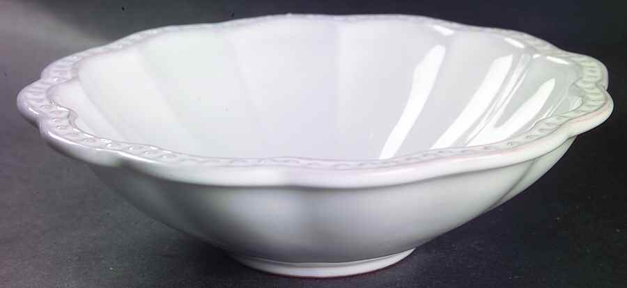 Belle Provence Whitewashed Soup/Cereal Bowl by Mariposa-1