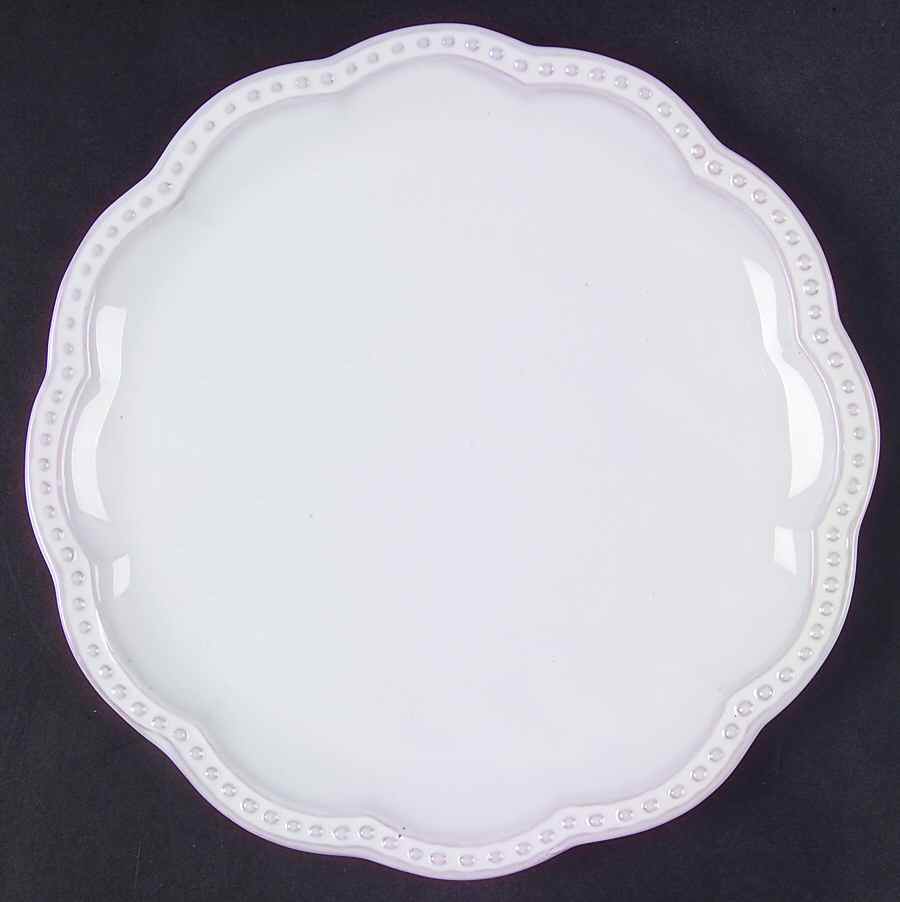 Belle Provence Whitewashed Salad/Dessert Plate by Mariposa-1