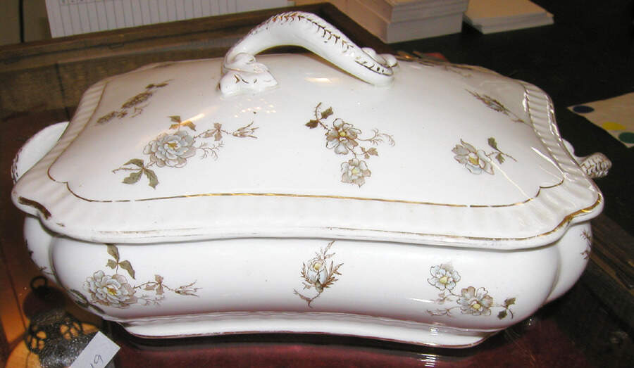 2950 Rectangular Covered Vegetable by John Maddock & Sons-1