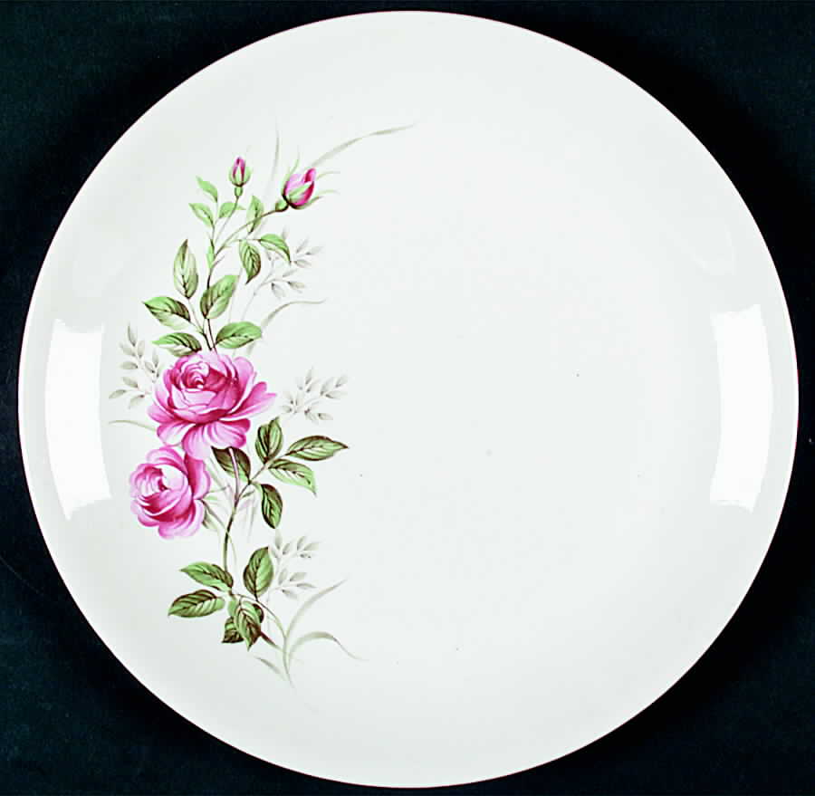 Rosita (Smooth, Coupe) Dinner Plate by Myott Staffordshire-1