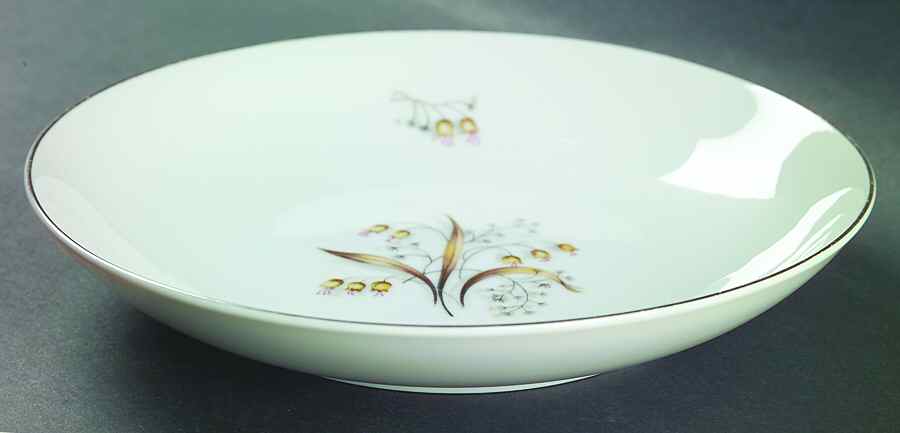Lily of The Valley Coupe Soup Bowl by Meito-1