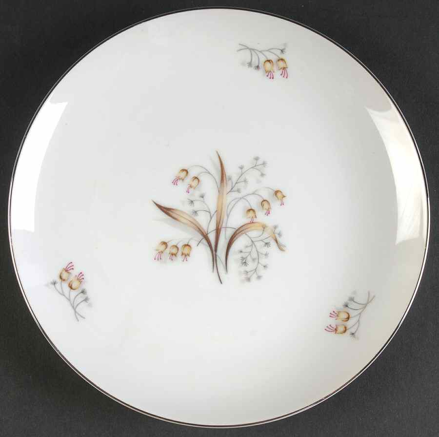 Lily of The Valley Salad Plate by Meito-1