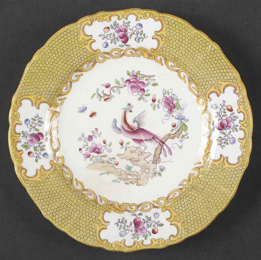 Cockatrice Chartreuse (Scalloped) Bread & Butter Plate by Minton-1