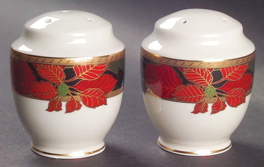 Christmas Eve Salt & Pepper Set by Mikasa-1