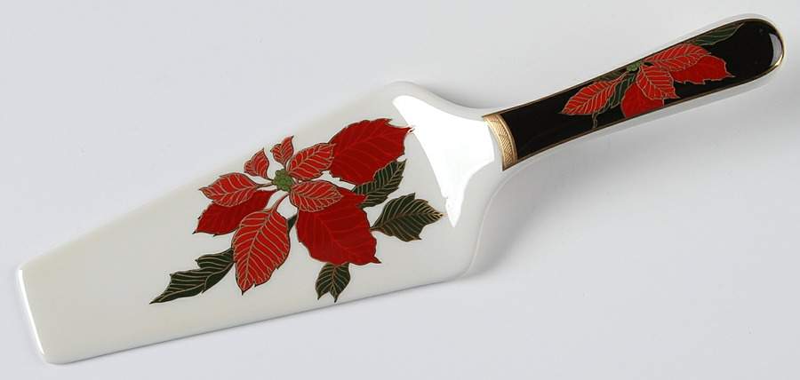 Christmas Eve Solid Ceramic Pie/Cake Server by Mikasa-1