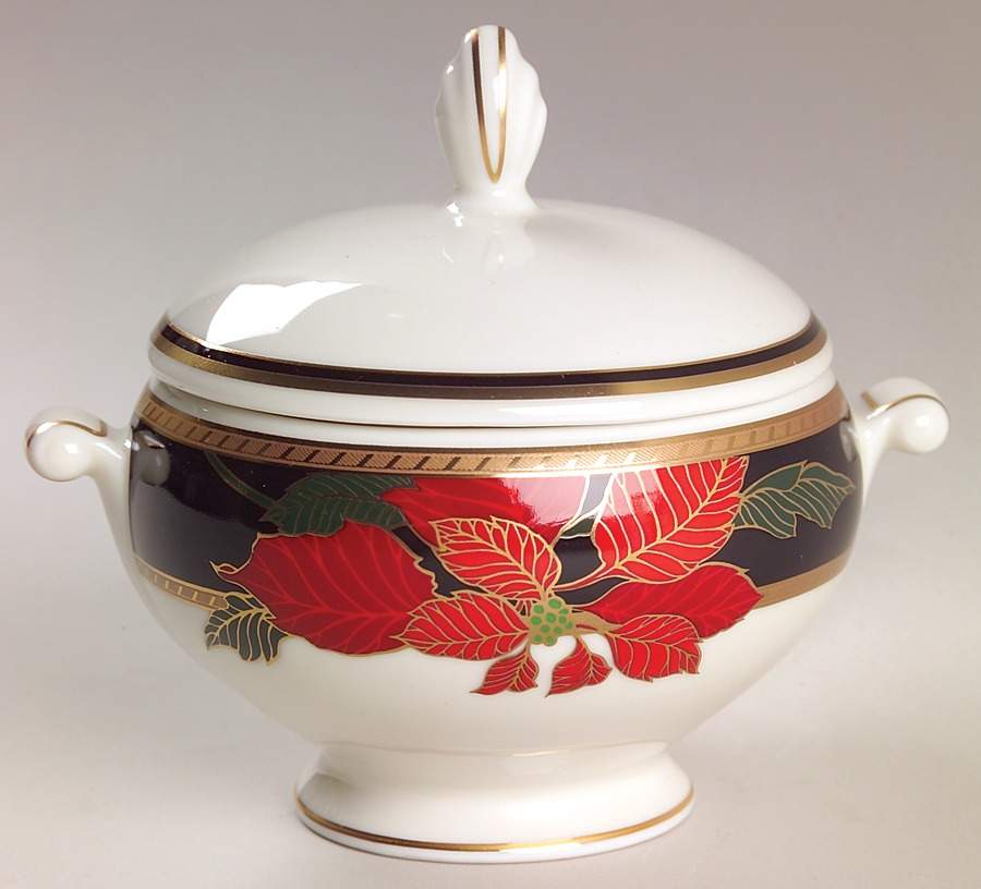 Christmas Eve Sugar Bowl & Lid by Mikasa-1
