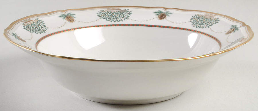 Christmas Garden 10" Round Vegetable Bowl by Mikasa-1