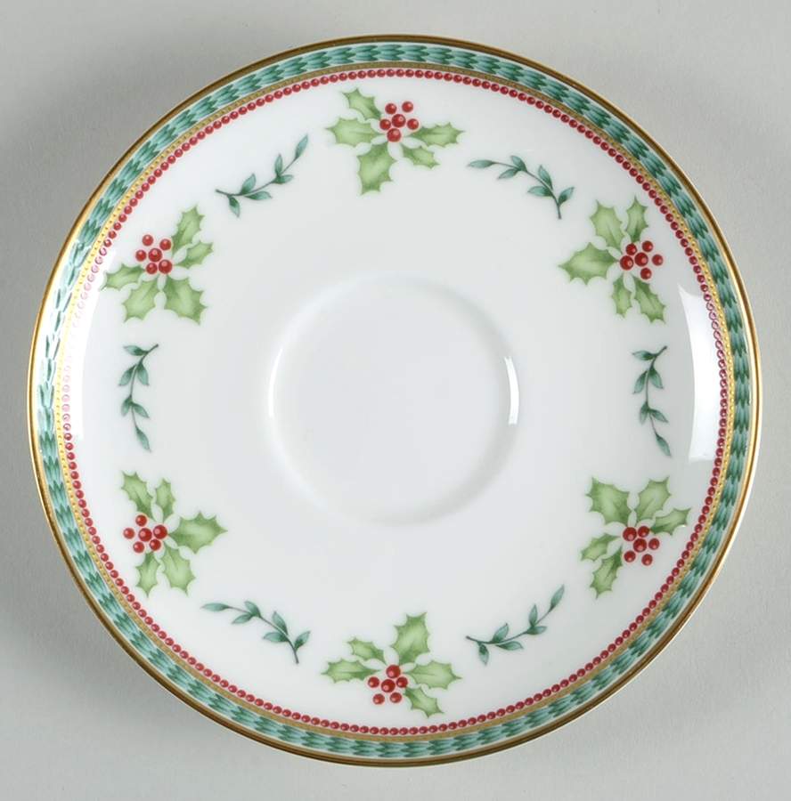 Holiday Celebration Saucer for Demitasse Cup by Mikasa-1
