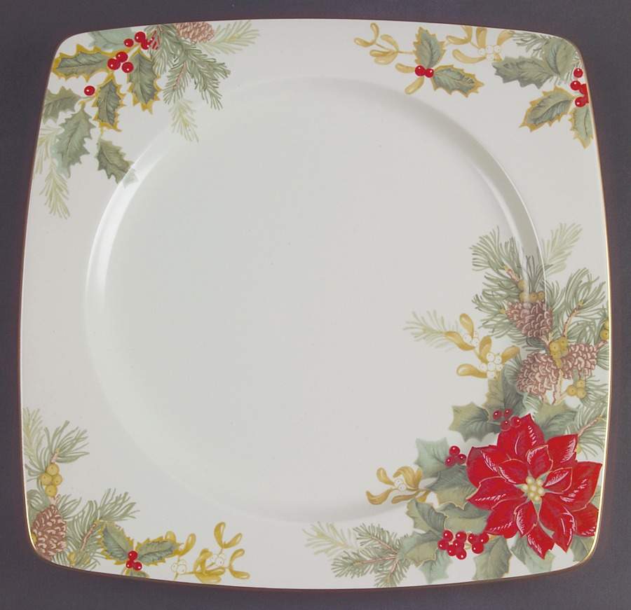Holiday Bloom 11" Chop Plate (Round Platter) by Mikasa-1