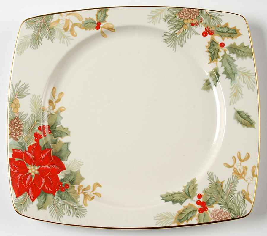 Holiday Bloom Salad Plate by Mikasa-1