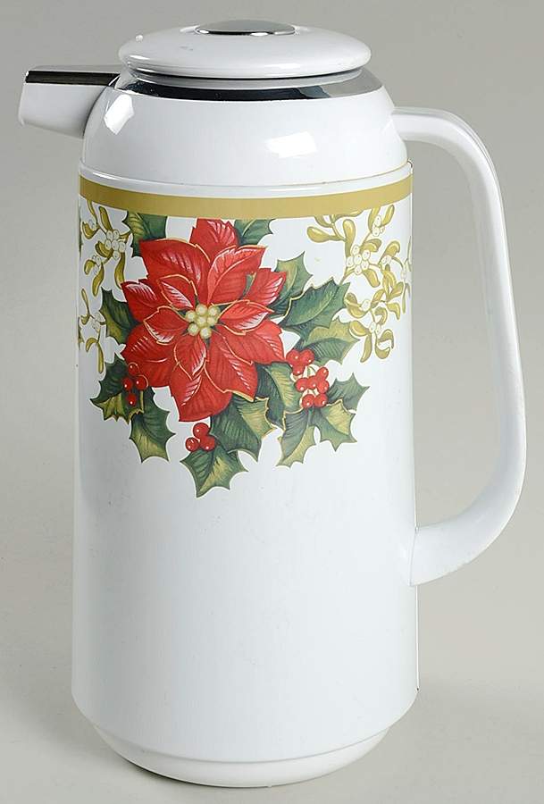 Holiday Bloom Plastic Thermos/Carafe & Lid by Mikasa-1