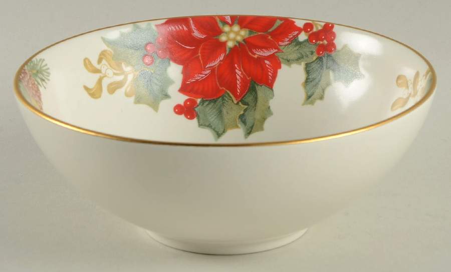 Holiday Bloom Fruit/Dessert (Sauce) Bowl by Mikasa-1