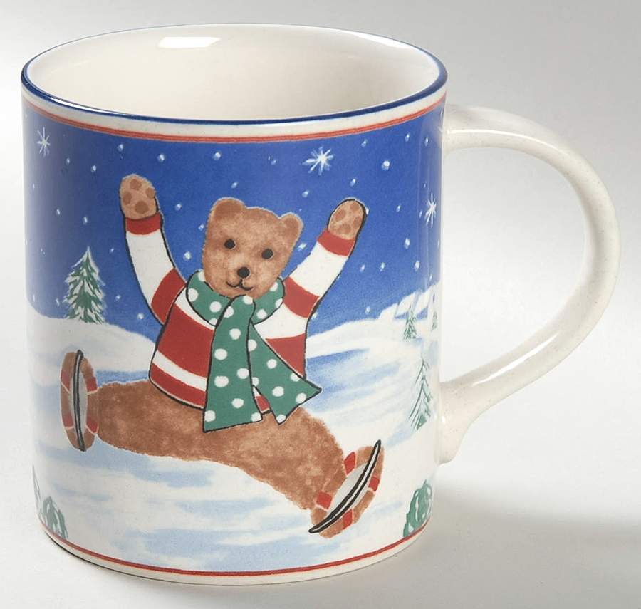 Skating Bears Mug by Mikasa-1
